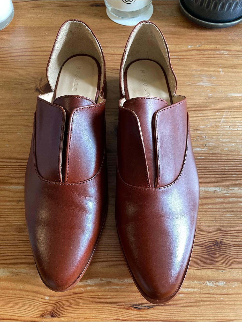 NWT Nisolo Emma D’Orsay Oxfords Size 11 Brandy